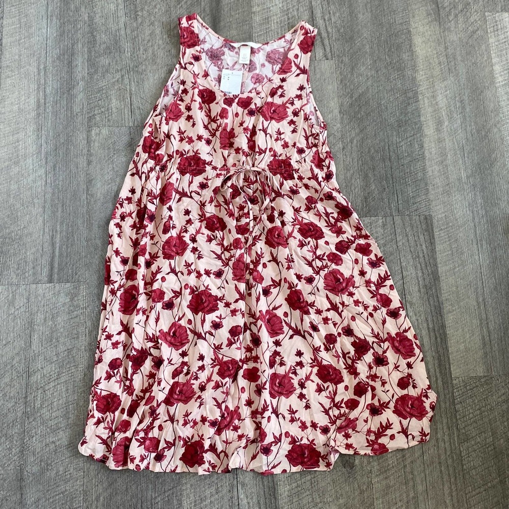 H&m maternity flower floral dress NWT